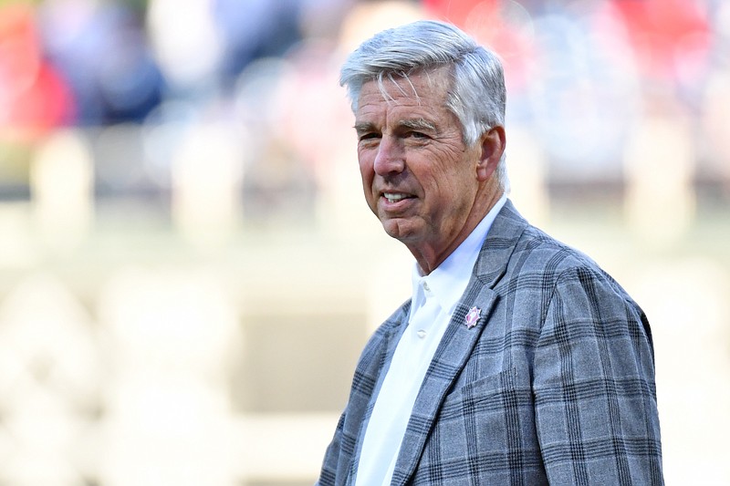 Apr 10, 2023; Philadelphia, Pennsylvania, USA; Philadelphia Phillies President of Baseball Operations Dave Dombrowski before game against the Miami Marlins at Citizens Bank Park. Mandatory Credit: Eric Hartline-USA TODAY Sports