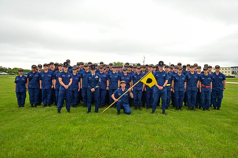 Forty recruits from the U.S. Coast Guard Training Station in Cape May will be Thanksgiving dinner guests of Ocean City Post 524 Sons of the American Legion. (Photos courtesy of U.S. Coast Guard Petty Officer Gregory Schell)