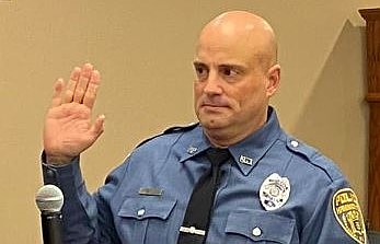 Robert Zbikowski was sworn-in as sergeant Jan. 3, 2023.