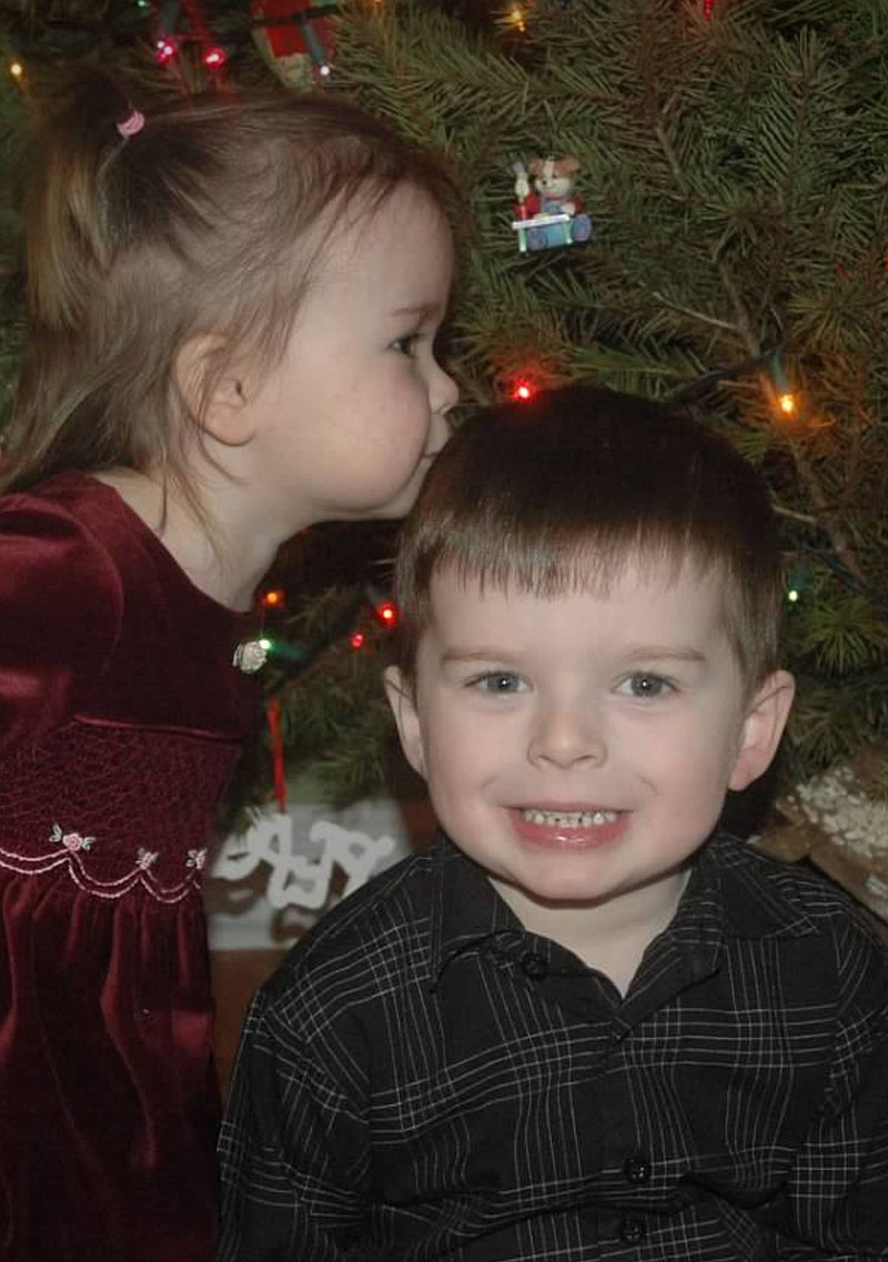 These two darlings are now nearing adulthood, leaving Mom longing for traditional Christmases. (Credit: Melissa Finley)