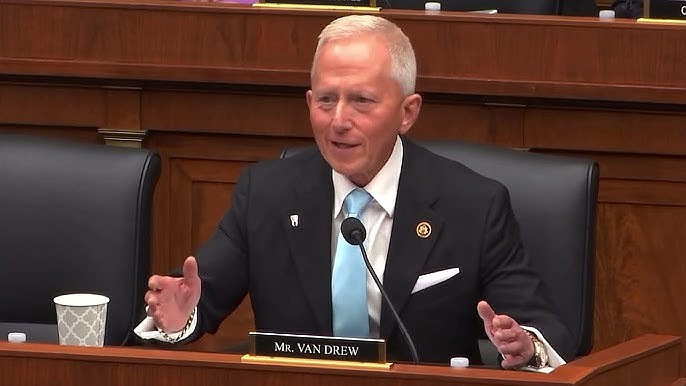 Congressman Jeff Van Drew believes the drones may be coming from an Iranian ship off the East Coast. (YouTube image)