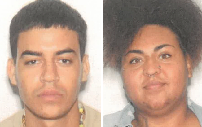 Salas-Martinez, left, and Crichlow. (Credit: Central Bucks Regional Police)