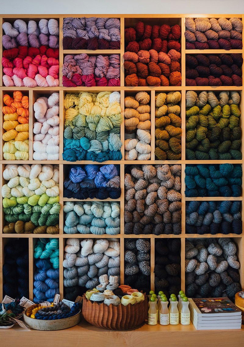 If you find yourself with extra yarn, a working sewing machine, or other craft materials you'd like to donate, a Horsham church has a solution. (Credit: Paul Hanaoka / Unsplash.com)