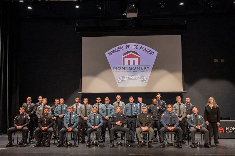 Twenty-three cadets graduated from the Montgomery County Community College Municipal Police Academy during the Dec. 11 ceremony.(Credit: Linda Johnson)