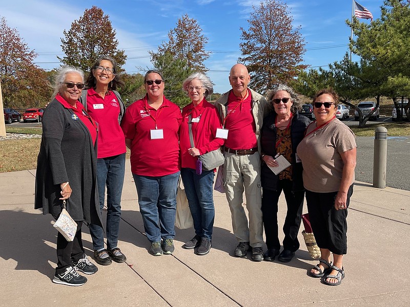 ACUA/Region 5 Environmental Stewards attend annual Impact Summit, from left, S. Quilter, A. Menzel, J. Sawyer, C. Murphy, S. Jasicki, R. McNulty, C. Varamo.