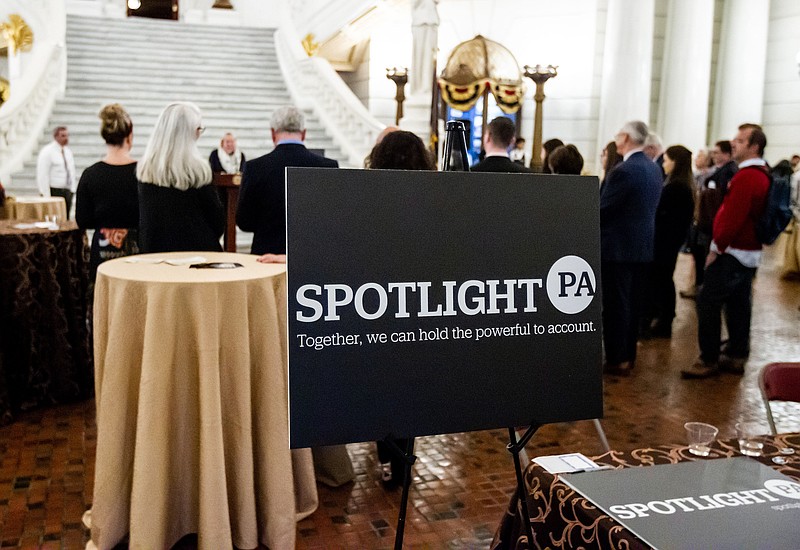 Spotlight PA — an independent, nonpartisan, nonprofit newsroom in Pennsylvania — keeps elected officials in the state Capitol honest. (Credit: Vicki Vellios Briner / Spotlight PA)