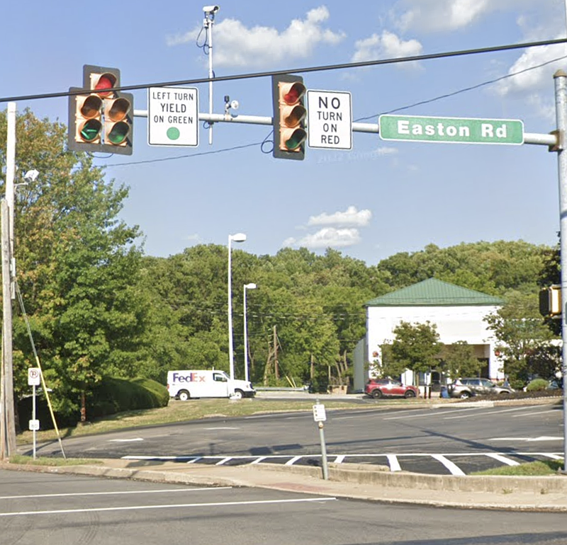 Easton Road at Fitzwatertown Road (Image courtesy of Google Streetview)