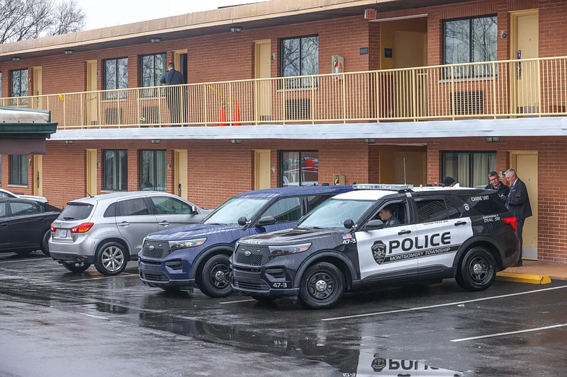 Montgomery Township police responded to the Knights Inn in Montgomeryville Saturday morning for reports of an unconscious male.