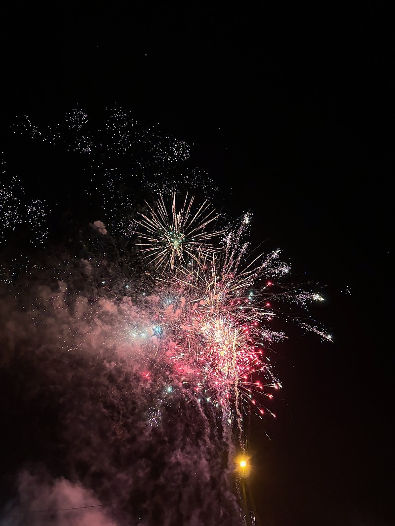 Fireworks cap off the celebration to ring in the new year. (Photo courtesy of Michael Allegretto)