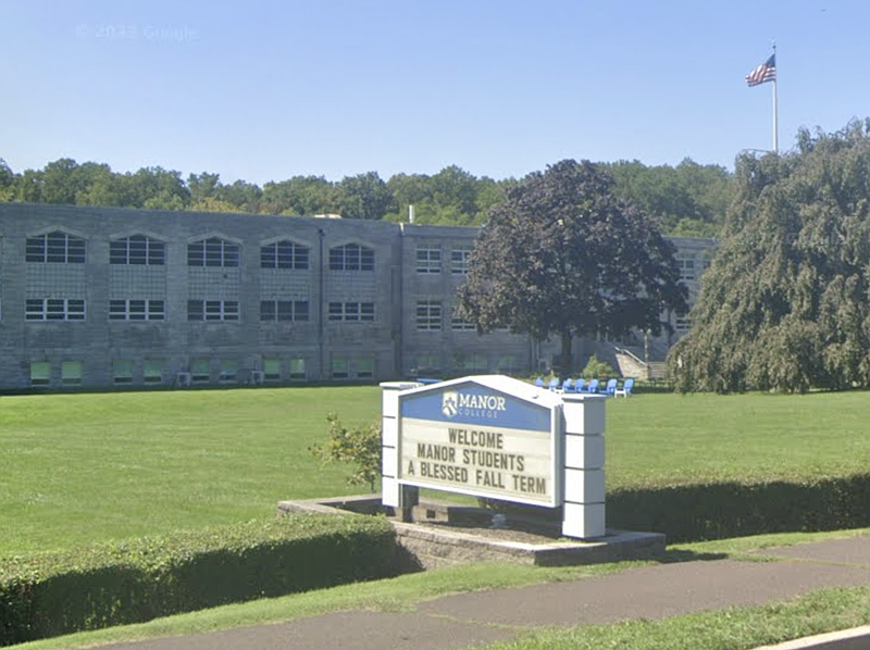 Manor College in Jenkintown (Image courtesy of Google StreetView)