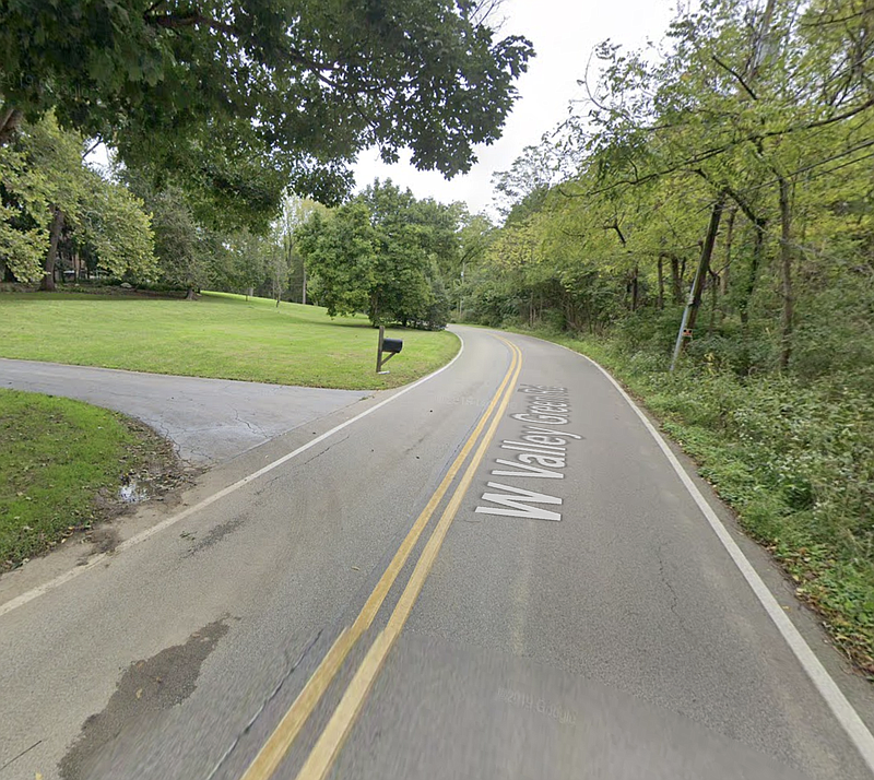 A Nov. 8 hit-and-run in this area, the 6000 block of West Valley Green Road in Flourtown, took the life of one man as his brother saw the impact. (Image courtesy of Google StreetView)