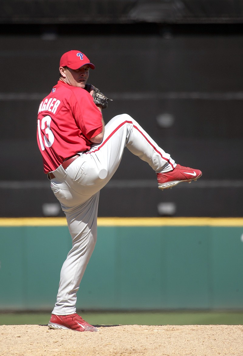 Mar 4, 2005; Clearwater, FL, USA; Philadelphia Phillies pitcher Billy Wagner (13) in action during spring training against the Detroit Tigers at Jack Russell Memorial Stadium. Credit: Lou Capozzola-USA TODAY NETWORK..