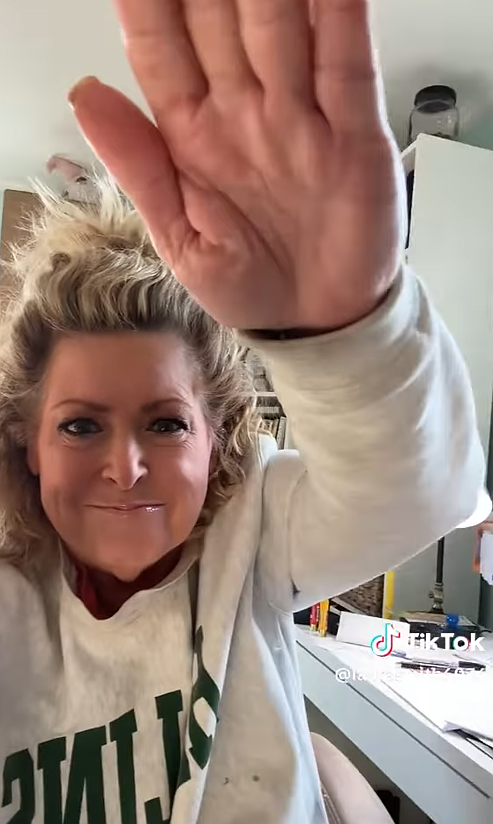 Screenshot of Laura Smith's now-deleted Tik Tok video.