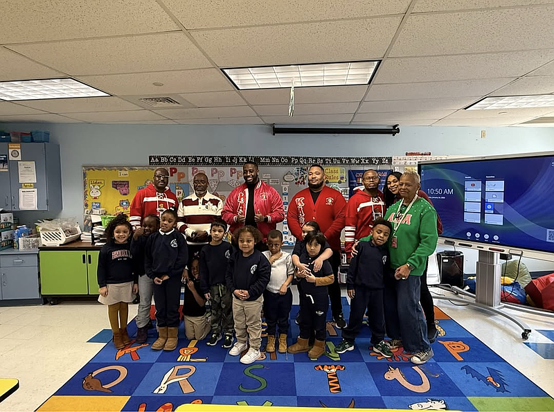 Gallery: Atlantic City fraternity reads to kindergarteners