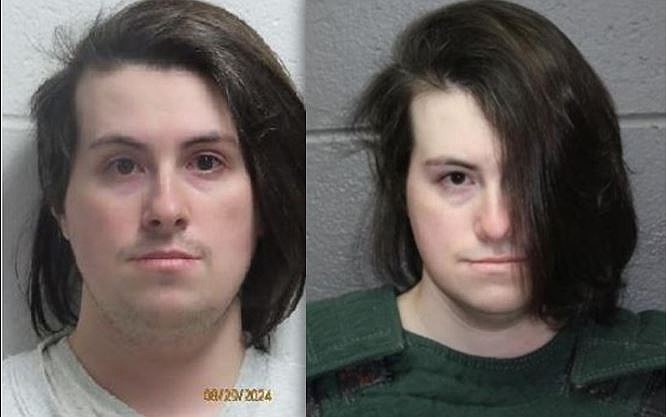 Evangeline Snow is listed as female in the Department of Corrections listed, left, and male in the public listing for the Atlantic County jail.