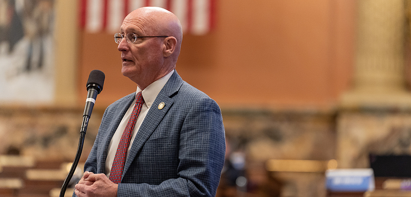 PA State Rep. Joe Webster, D-150, speaking on the House floor. (Credit: https://www.pahouse.com/Webster/)