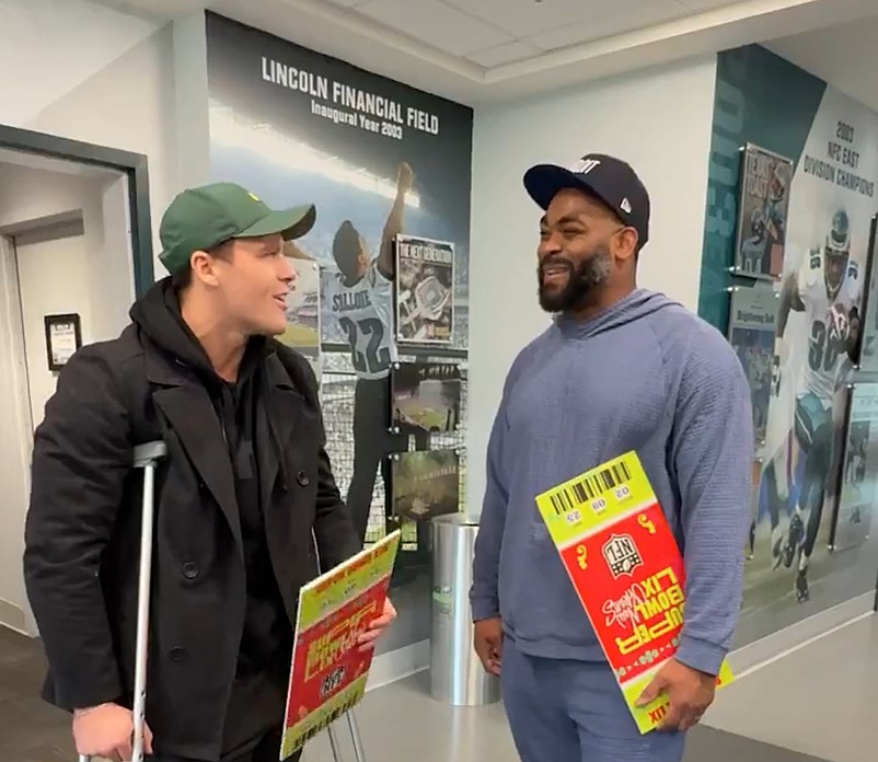 Photo via @eagles on X.com