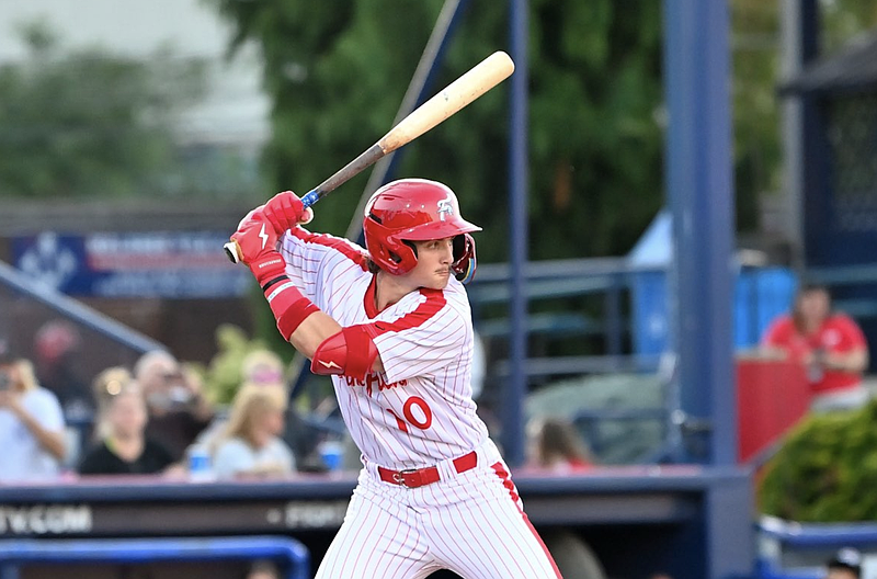 Aidan Miller is one of the top prospects in the Phillies system. (Reading Fightin Phils)