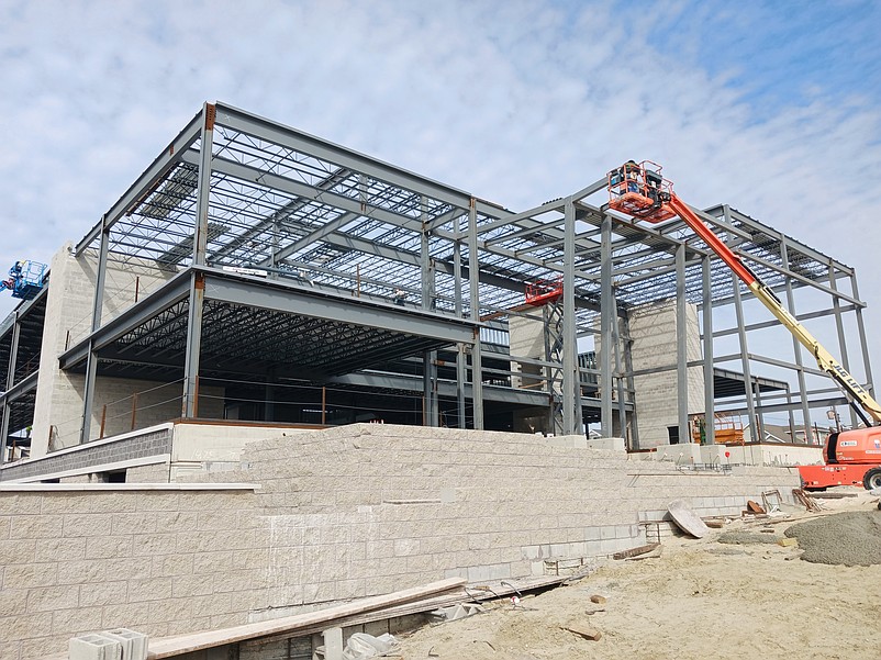 The new pumping station will be built near Sea Isle City's $21 million community center now under construction.