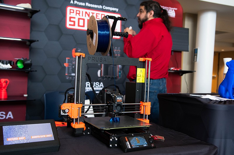 3D printing enthusiasts and industry professionals at the 2024 3D Printing Expo held at Bucks County Community College. This year’s event will be held March 12-13 in the Linksz Pavillion on the College’s Newtown Campus. (Credit: BCCC)