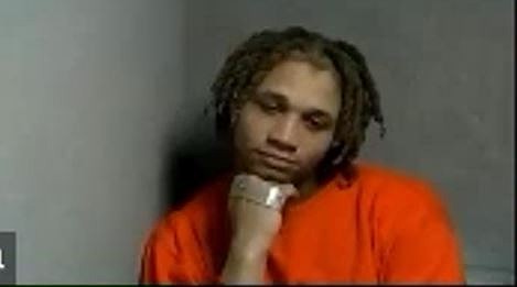 Rakiy Newsome at his detention hearing March 7, 2025.
