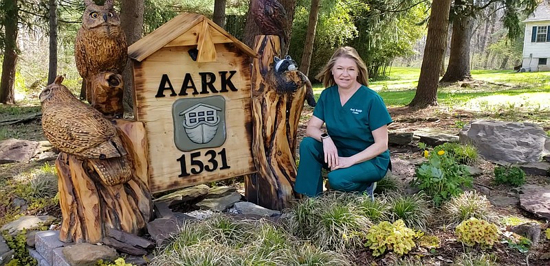 Leah Stallings is the executive director of Aark Wildlife Rehabilitation and Education Center (Credit: Leah Stallings)