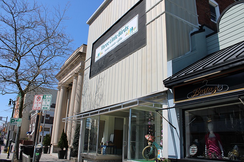 The newly opened Three Little Birds bookstore has replaced the former Sun Rose Words and Music shop on the 700 block of Asbury Avenue.