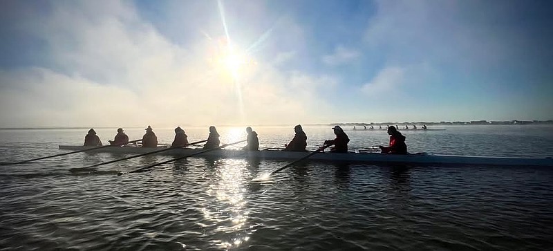 No members or coaches from the Ocean City High School crew team were injured in the incident. (Photo courtesy of Ocean City High School Crew Boosters Facebook page)