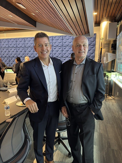 PROVIDED/U.S. Secretary of Transportation Sean Duffy with NARTP President Howard Kyle.