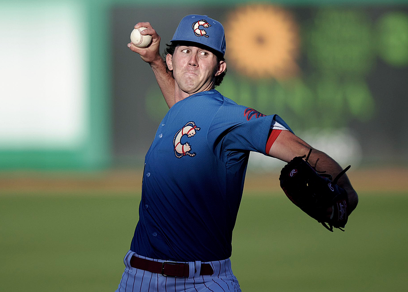 Andrew Painter impressed in his latest minor-league outing. (Clearwater Threshers)
