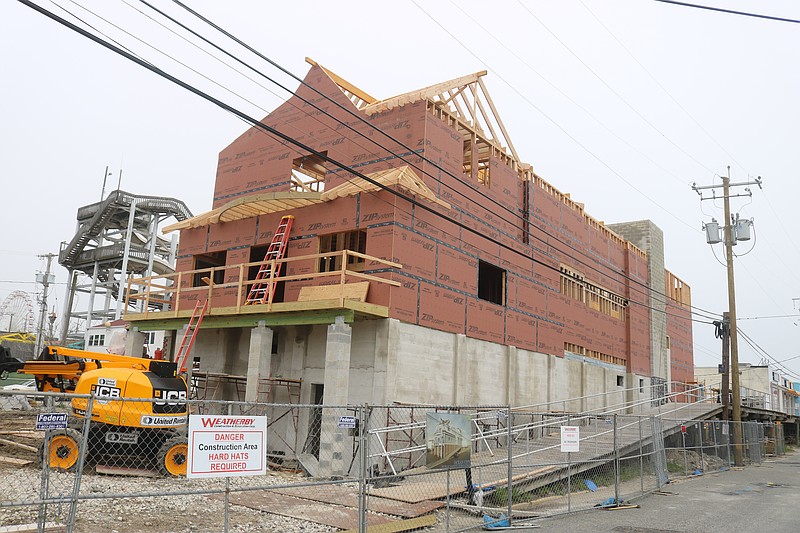 A new $6.1 million police substation under construction on Eighth Street overlooking the Boardwalk will open this summer.