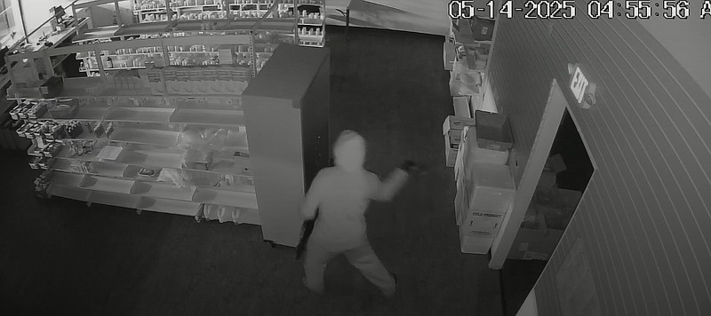 Screenshot of Collegeville Pharmacy burglary, May 14, 2025 (Credit: Collegeville Pharmacy)