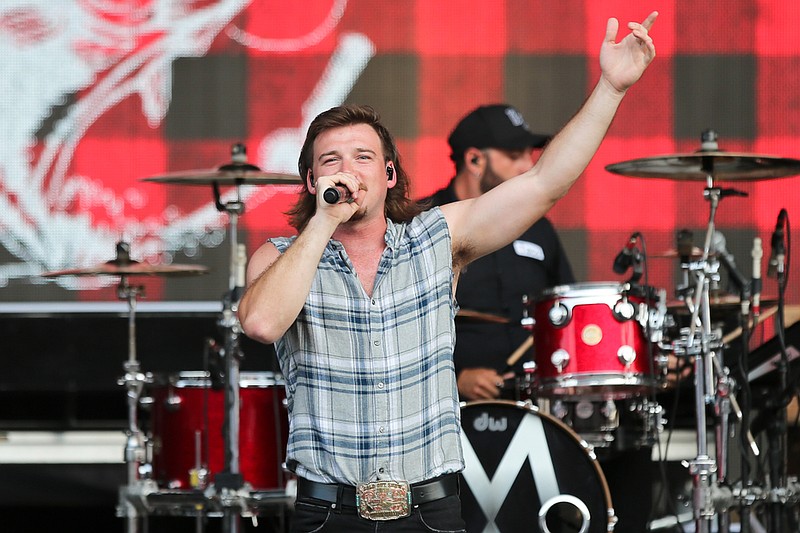 Morgan Wallen performs in concert.