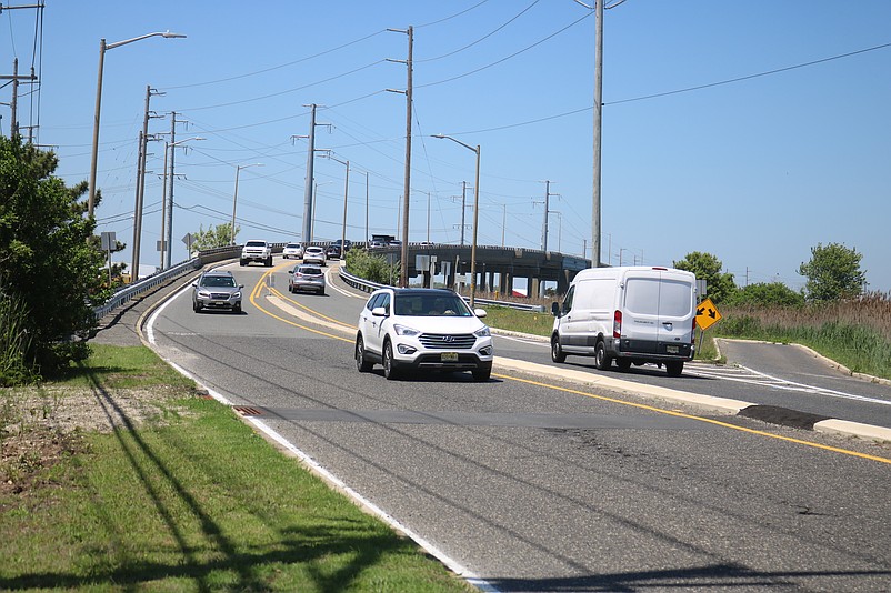 Cape May County is preparing to raise the 34th Street-Roosevelt Boulevard entryway from the bridge, in background, to West Avenue for flood protection.