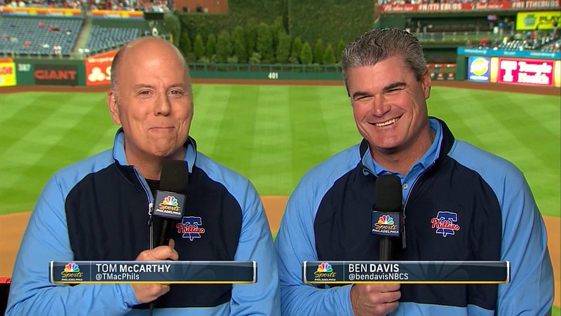 Ben Davis will be in the booth with Tom McCarthy this week. (NBC Sports Philadelphia)