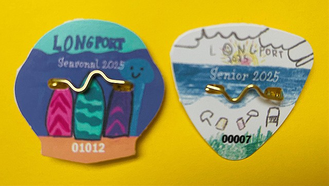 Longport beach tags