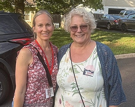 Christina Eppolitio, left, and Angela Illingworth (Credit: Christina Eppolito/Facebook)