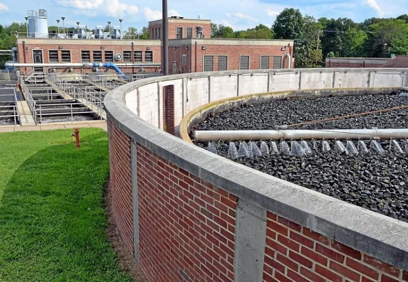 A view of the then-Upper Gwynedd-Towamencin Municipal Authority sewer treatment plant as seen in 2012. (MediaNews Group file photo)