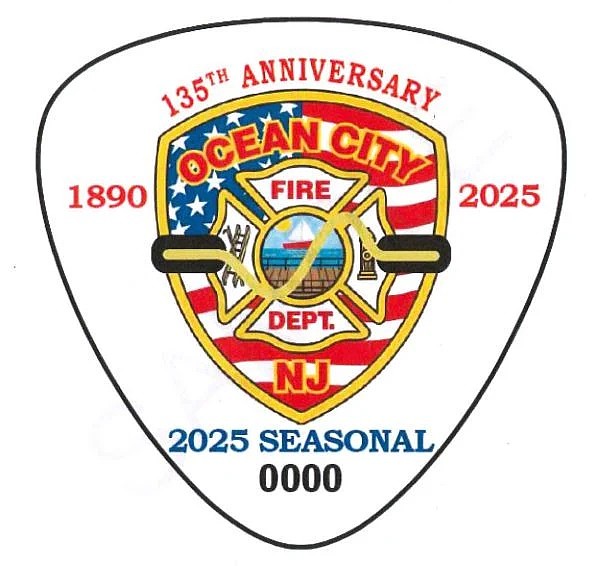 2025 Ocean City beach tag