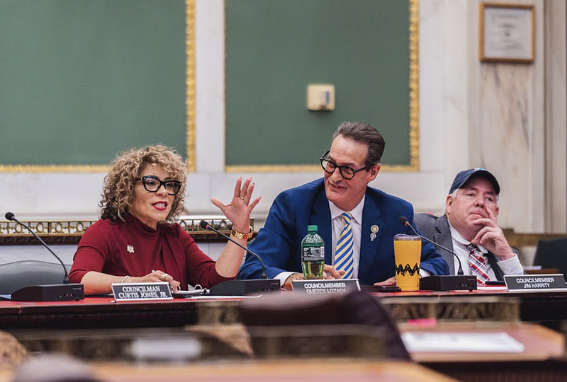 Members of the Special Committee on Kensington at Tuesday's public hearing. Credit: Instagram (@councilmemberquetcy)