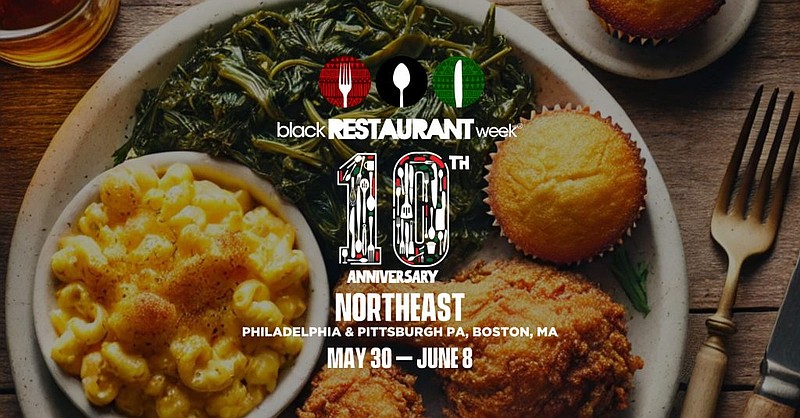Flyer created by Black Restaurant Week to promote the 10th anniversary and the 5th anniversary of Black Restaurant Week Northeast. (Credit: blackrestaurantweeks.com)