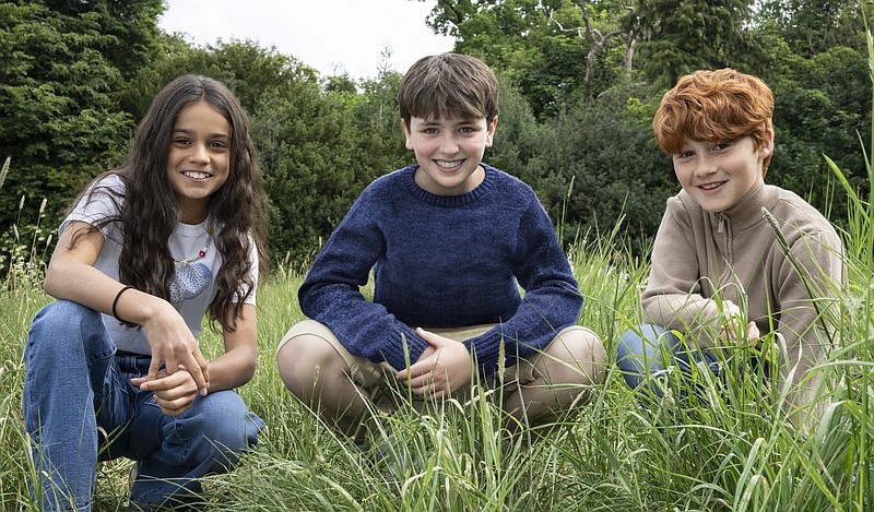 The young leads of HBO's 'Harry Potter' series, the release date of which you can trade on at prediction markets (Photo courtesy Aidan Monaghan/HBO)