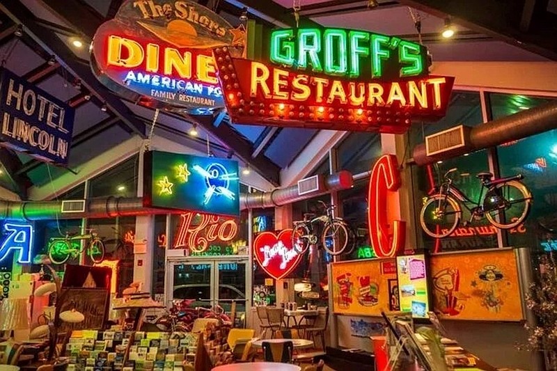 Doo Wop architecture will be featured at night in all its neon glory. (Photo courtesy of Greater Wildwoods Tourism Improvement and Development Authority)