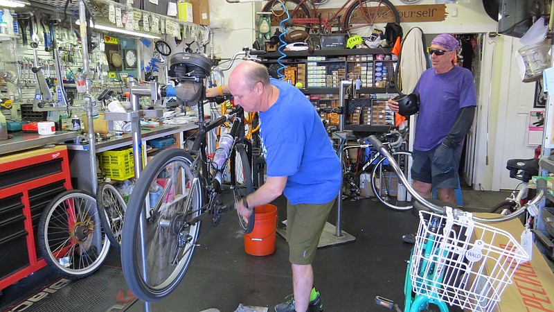 Mike Wiesen has been selling, fixing and renting bicycles for more than 40 years.