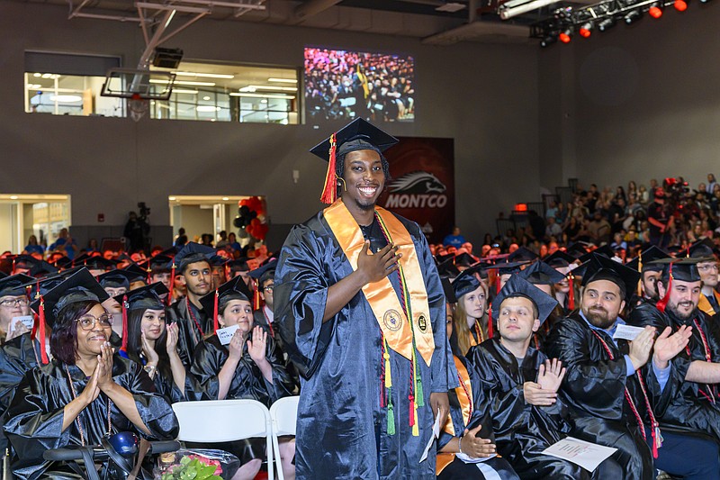 Montgomery County Community College Mechanical Engineering graduate Joshu’wa Reid, of Lansdale, was awarded the prestigious Jack Kent Cooke Foundation Undergraduate Transfer Scholarship for up to $55,000 per year for up to three years. Photo by Linda Johnson (Credit: Eric Devlin)