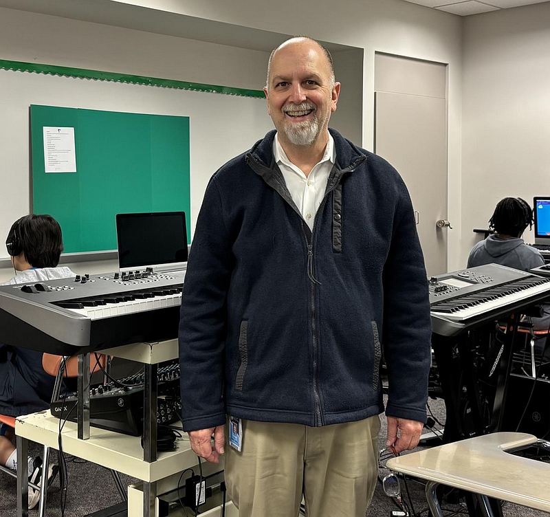 NPHS music teacher David Tumolo (Credit: The Knight Crier)
