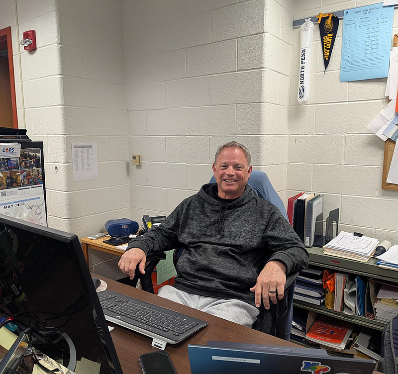 NPHS Health and Physical Education teacher Keith Clauss (Credit: The Knight Crier)