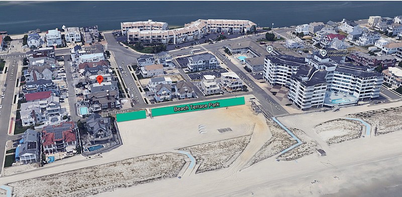 Beach Terrace Park will be built along the bulkhead between 15th and 16th avenues in Longport.