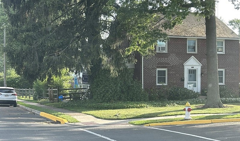 New painted curbing at Perkiomen and South Towamencin avenues
