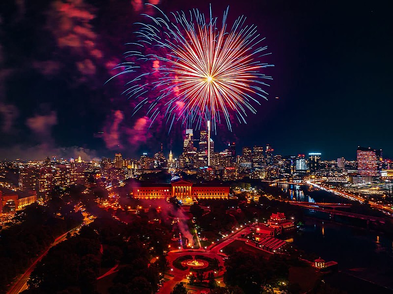 Celebrate the nation’s birthday with fireworks and so much more. (Source: Visit Philly via Facebook).